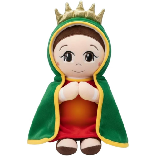 Peluche con respiración anti ansiedad de la virgen